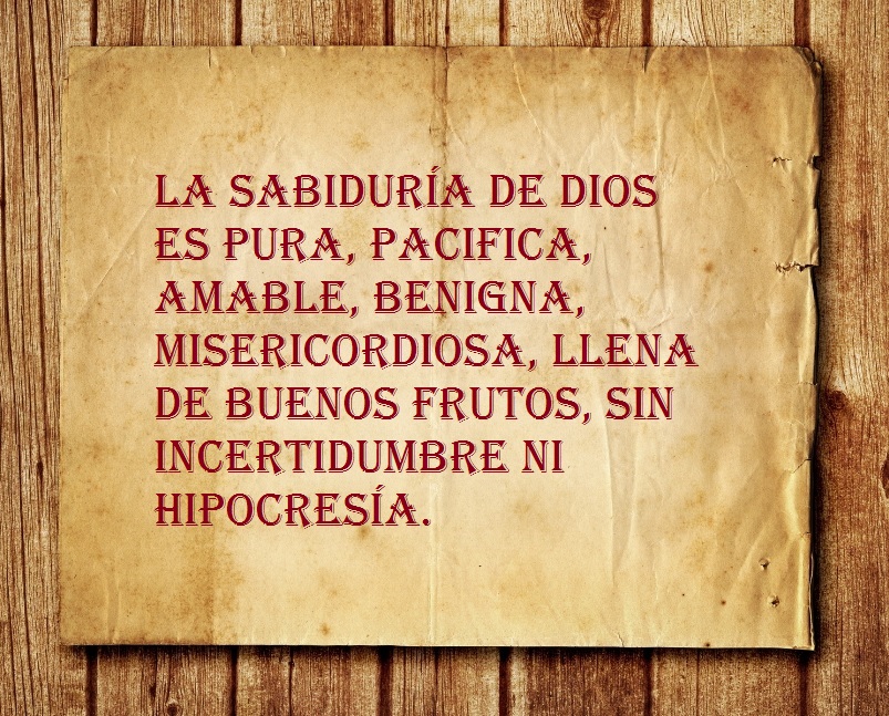 Santiago 3, usando la sabiduría de Dios